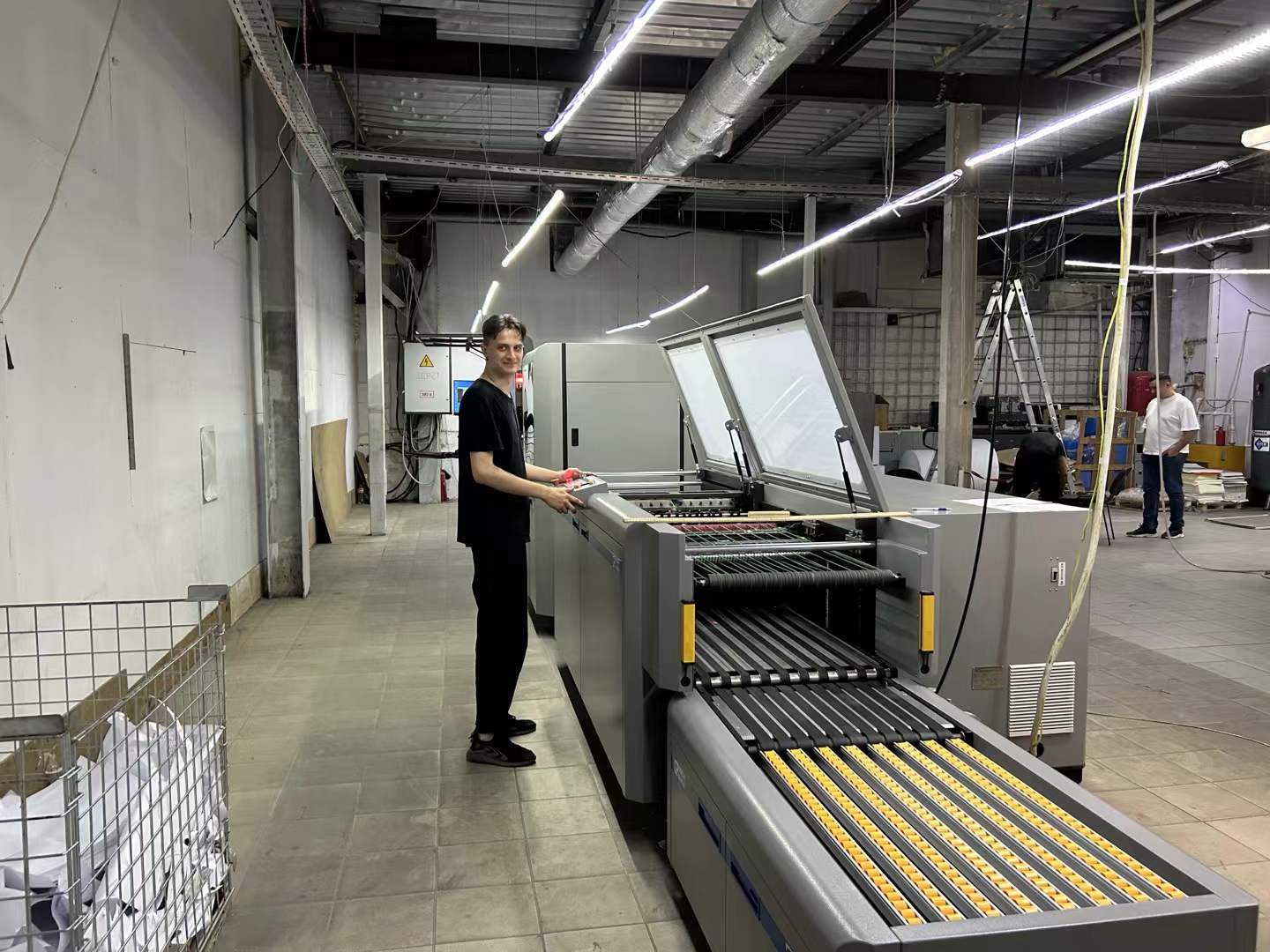 俄羅斯客戶數碼印刷設備